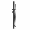 Blue Label Tube buitendouche met handdouche en douchekop (zwart) - Image 3